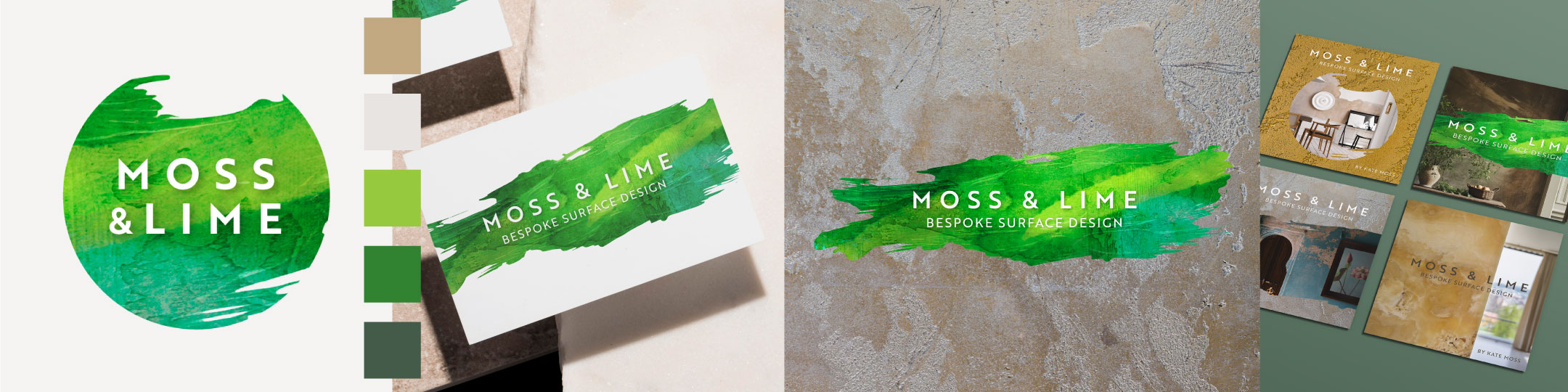 Moss and Lime branding designs